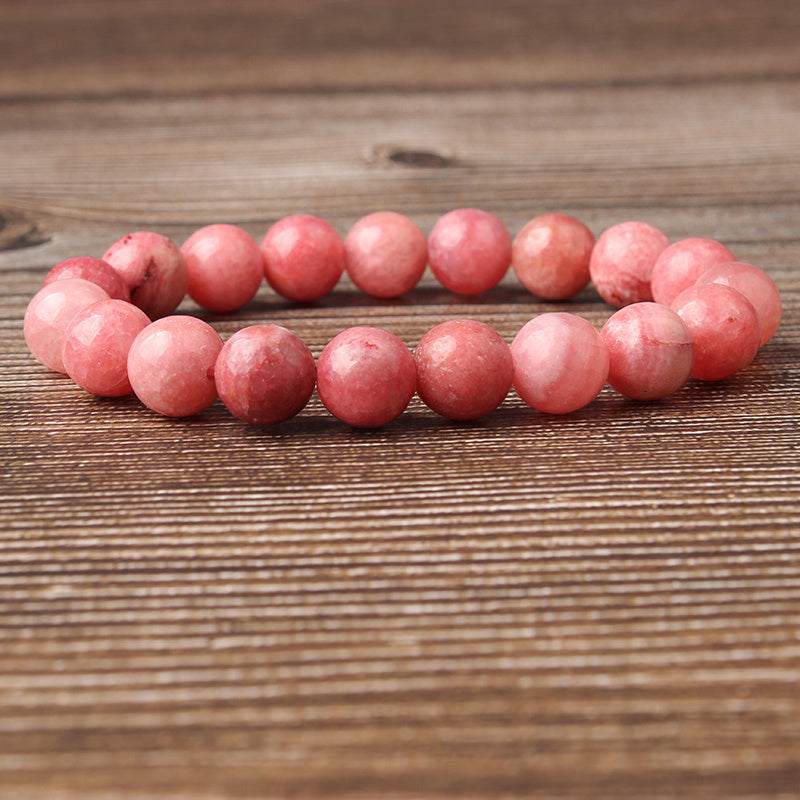 Natural stone red grain stone bracelet