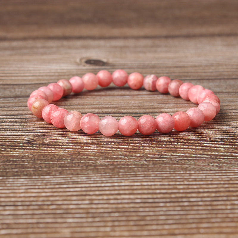Natural stone red grain stone bracelet