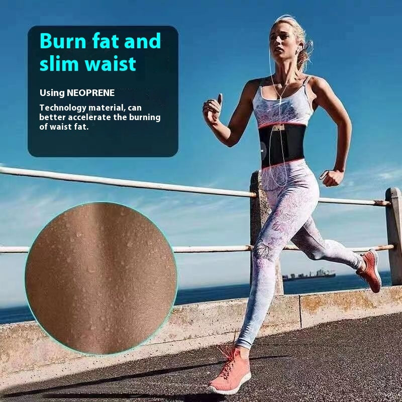 Violently Sweat Waistband Exercise Fitness Belly Contracting Weight Loss Waist Support Trainer