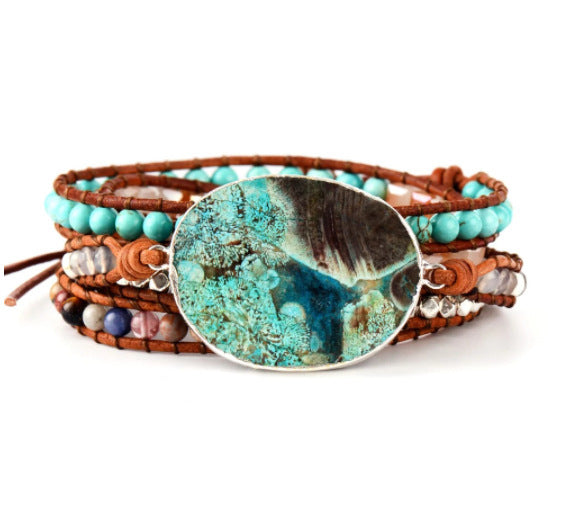 Multi-layer Winding Of Marine Gilded Edging Stones