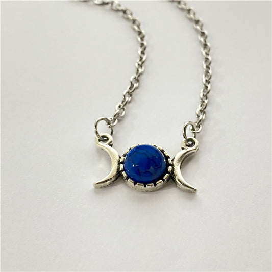 Natural Stone Necklace Amethyst Guardian Stone