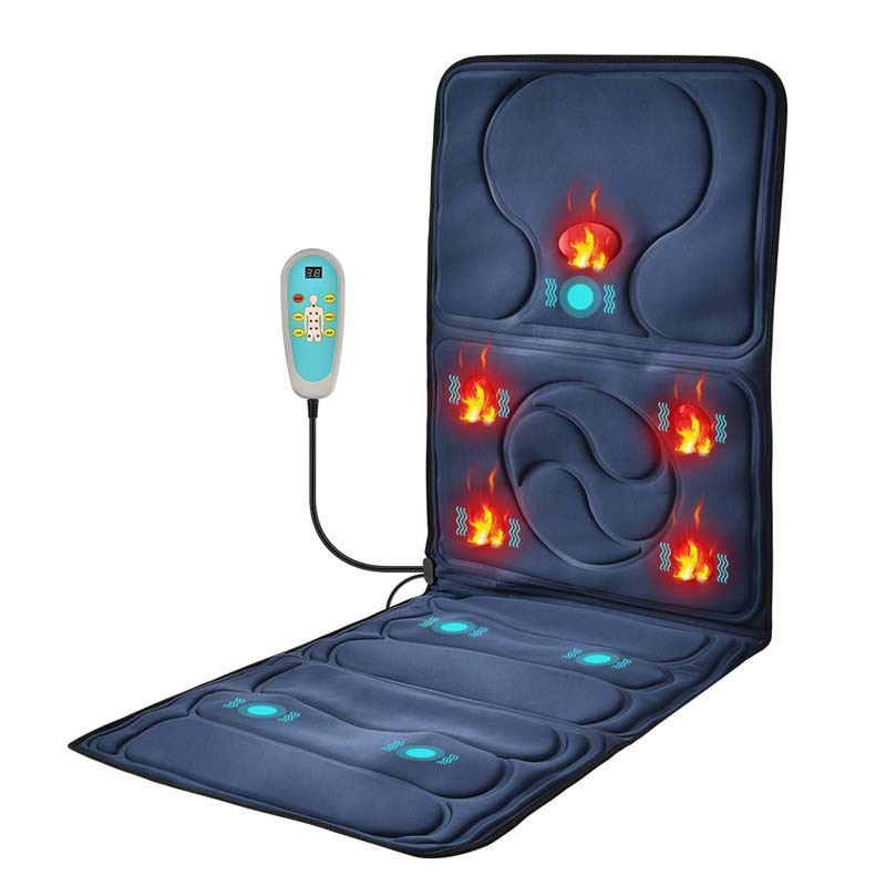 Foldable Multi-part Heating Massage Mattress