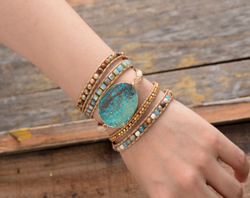 Multi-layer Winding Of Marine Gilded Edging Stones