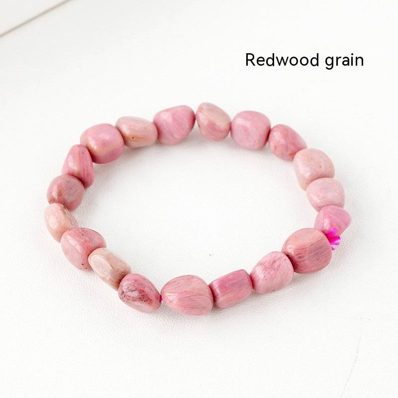 Natural Crystal Stone Rolling Stone Bracelet
