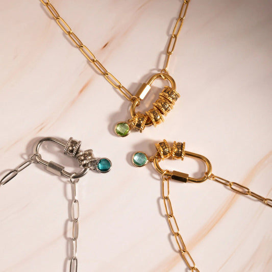Birthday Stones With Necklace Designs Featuring Multiple Names