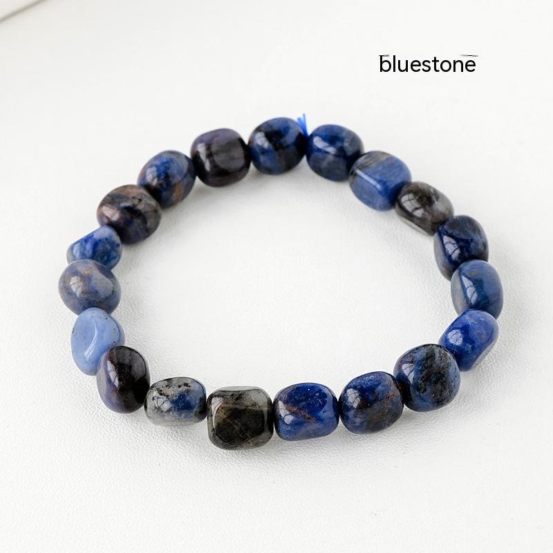 Natural Crystal Stone Rolling Stone Bracelet