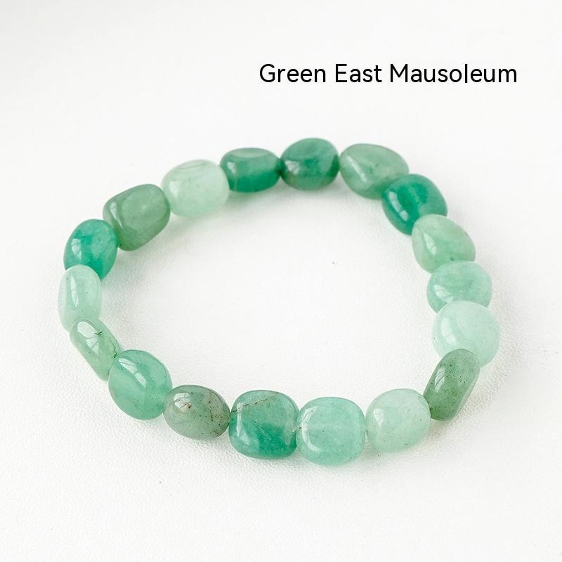 Natural Crystal Stone Rolling Stone Bracelet
