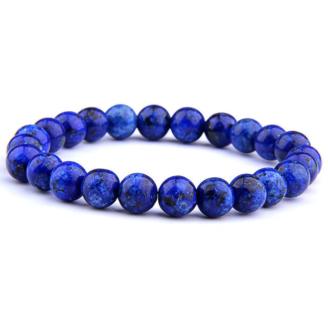 Men's Gorgeous Semi-precious Stones Women's Jewelry Beaded Bracelet
