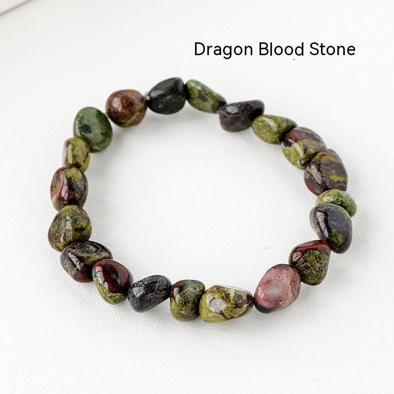 Natural Crystal Stone Rolling Stone Bracelet